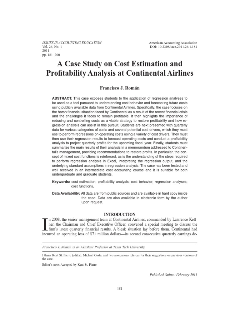 A case study on profitablity anf growth strategy framework case interview